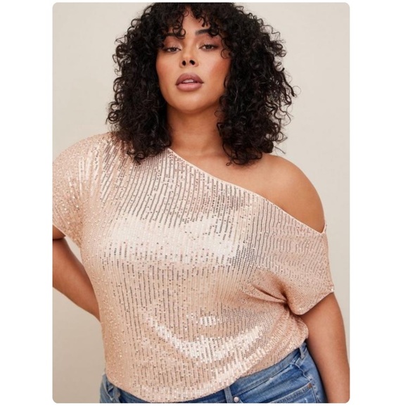 torrid Tops - TORRID NWT Sequin Off The Shoulder Top